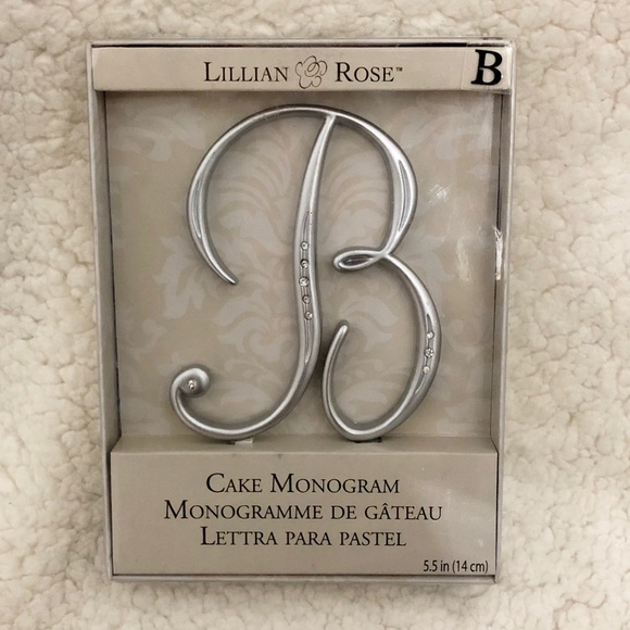 Cake Topper Letter “B” - Picture 1 of 2